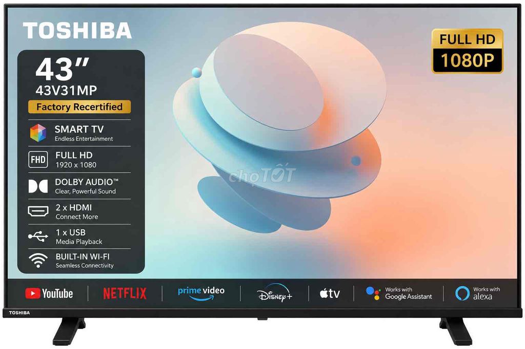 Tivi Toshiba 43C350LP 4K UHD HDR10 Dolby Atmos. Mua bán Tivi, Âm thanh tại Thành phố Thủ Đức Tp Hồ Chí Minh được đăng bởi Vi Vivian hình 1