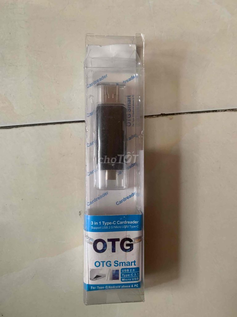 Đầu đọc thẻ D-178 3 in 1 USB Type-C. Mua bán Phụ kiện (Màn hình, Chuột...) tại Huyện Nhà Bè Tp Hồ Chí Minh được đăng bởi Monica hình 1