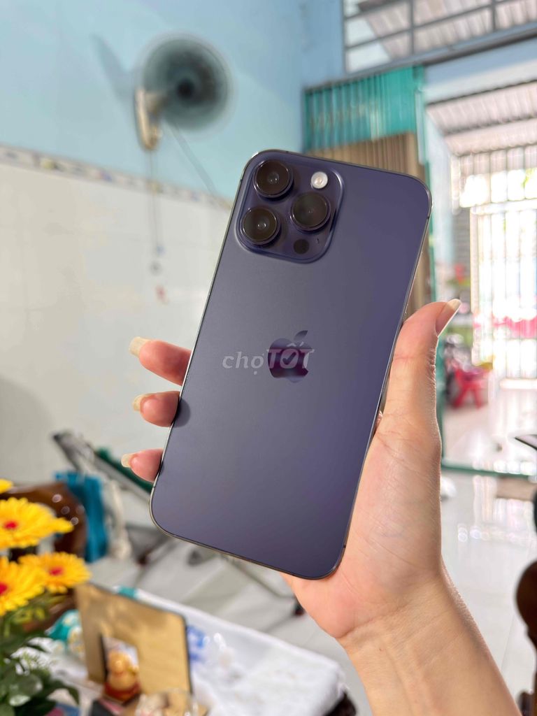 Apple iPhone 14 Pro Max 256GB Tím 100%. Mua bán Điện thoại tại Thành phố Biên Hòa Đồng Nai được đăng bởi Huỳnh  hình 1