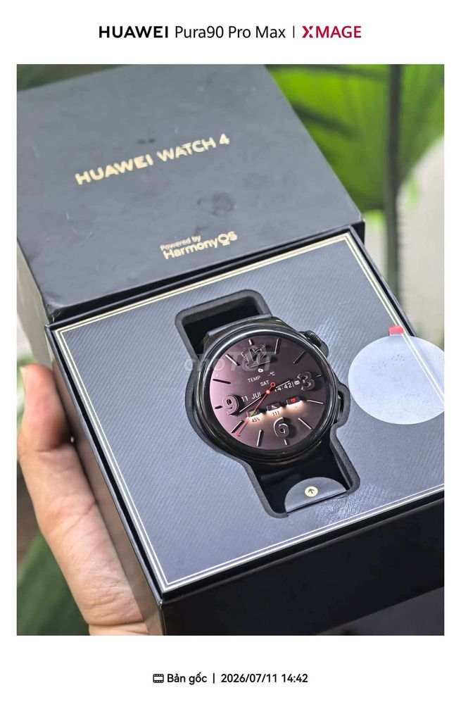 Huawei Watch 4 LTE Đen. Mua bán Thiết bị đeo thông minh tại Huyện Củ Chi Tp Hồ Chí Minh được đăng bởi Đạo Phong hình 1