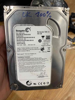 ổ hdd 500gb. Mua bán Linh kiện (RAM, Card...) tại Thành phố Thủ Đức Tp Hồ Chí Minh được đăng bởi nguyễn trung hiếu
