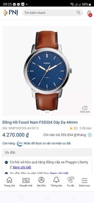 Fossil FS5304 – Nam - MẶT SỐ 44mm Mã Số :FS5304. Mua bán Đồng hồ tại Huyện Đất Đỏ Bà Rịa - Vũng Tàu được đăng bởi Mr- Phat