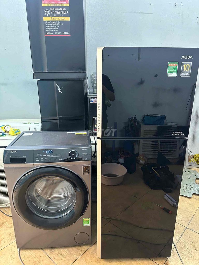 Tủ lạnh Aqua 253L Inverter Đen. Mua bán Tủ lạnh tại Quận Bắc Từ Liêm Hà Nội được đăng bởi Điện Lạnh Mạnh Nhung hình 1