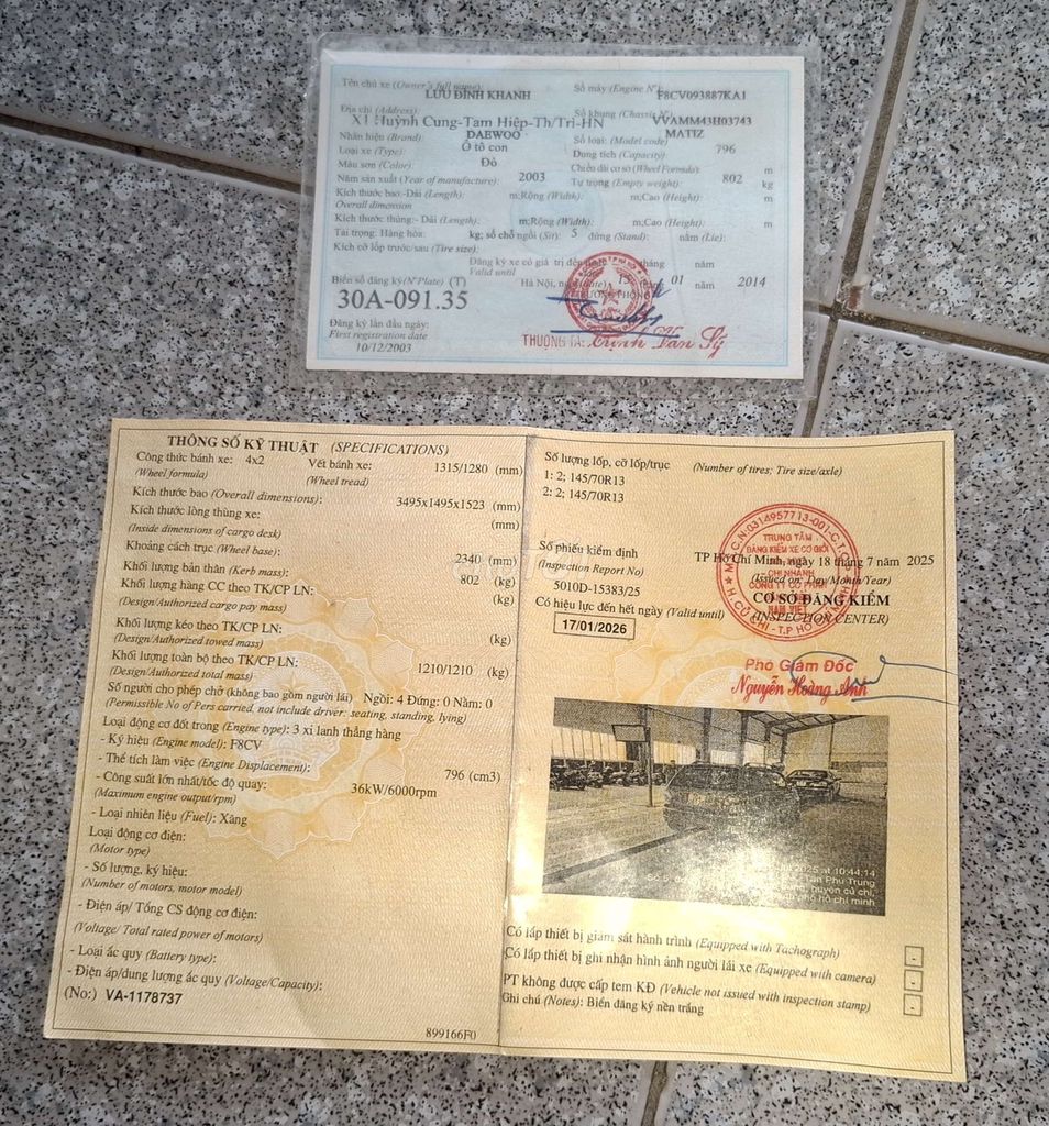 Matiaz SE 2003, kiểm dài. Mua bán Ô tô tại Huyện Củ Chi Tp Hồ Chí Minh được đăng bởi Nguyễn Hùng ôtô Củ Chi hình 14