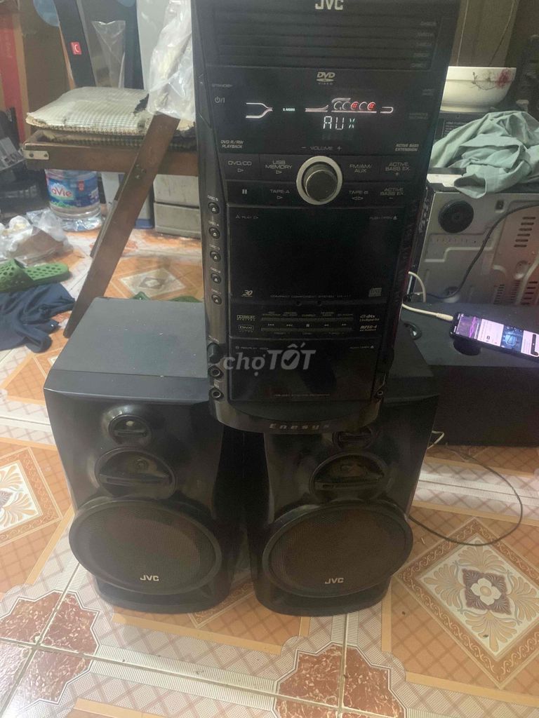 Dàn âm thanh JVC DXJ11 Đen USB, AUX. Mua bán Tivi, Âm thanh tại Quận Bắc Từ Liêm Hà Nội được đăng bởi Duy anh  hình 1