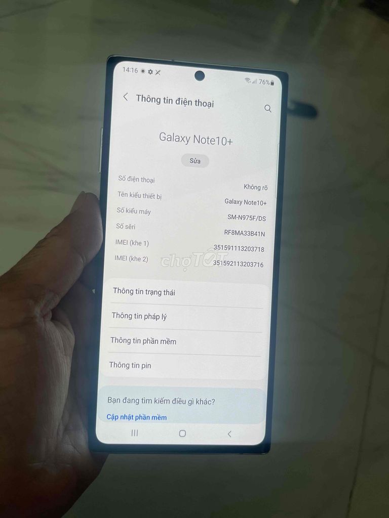 samsung note10pluss 1sim/2sim đủ chức năng.256/512. Mua bán Điện thoại tại Quận Long Biên Hà Nội được đăng bởi TRƯƠNG ĐIỆP TẬN TÂM TRÁCH NHIỆM hình 5
