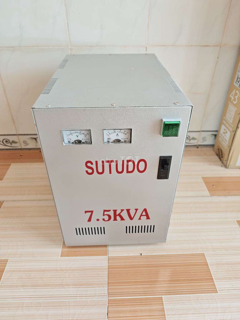 Ổn áp SUTUDO 7.5 KVA Xám. Mua bán Đồ chuyên dụng, Giống nuôi trồng tại Thị xã Long Mỹ Hậu Giang được đăng bởi tèo em hình 1