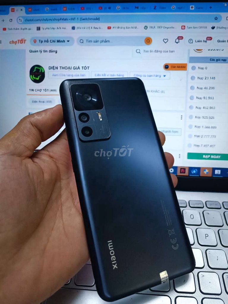 XIAOMI K50 ULTRA 8GB.128GB SNAP 8+ GEN 1 PIN 5000. Mua bán Điện thoại tại Quận Bình Thạnh Tp Hồ Chí Minh được đăng bởi Dân Mobile hình 1