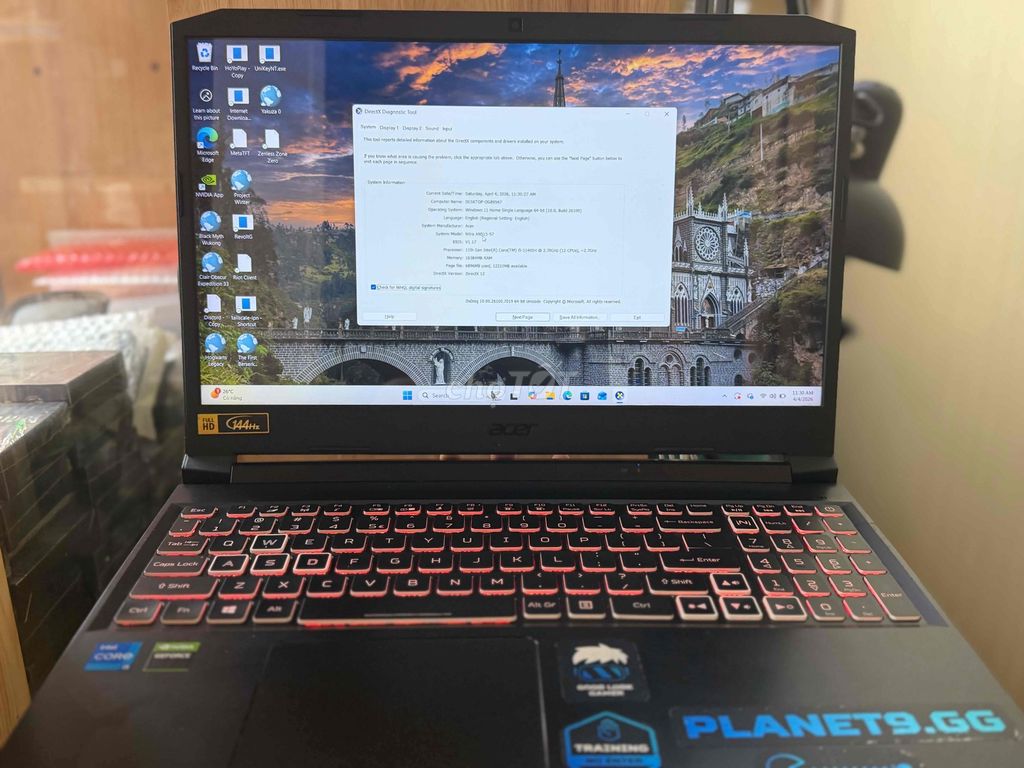 Acer Nitro 5 AN515-57 i5-11400H 15.6 inch 16GB. Mua bán Laptop tại Thành phố Đà Lạt Lâm Đồng được đăng bởi Thùy Dung hình 1