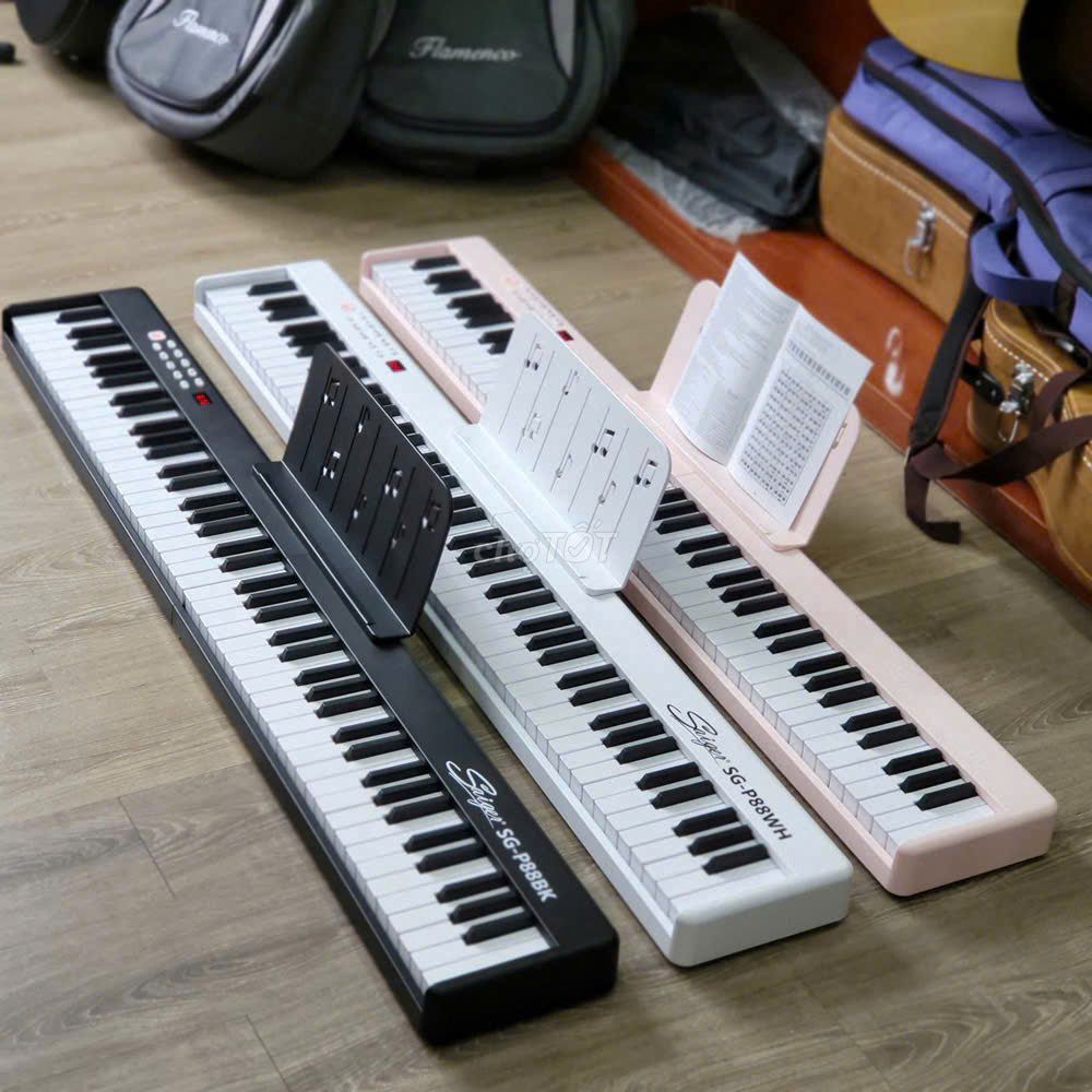 Đàn piano điện Saiger SG-P88WH Trắng, Đen, Hồng. Mua bán Nhạc cụ tại Quận Thanh Khê Đà Nẵng được đăng bởi Fm Music hình 1