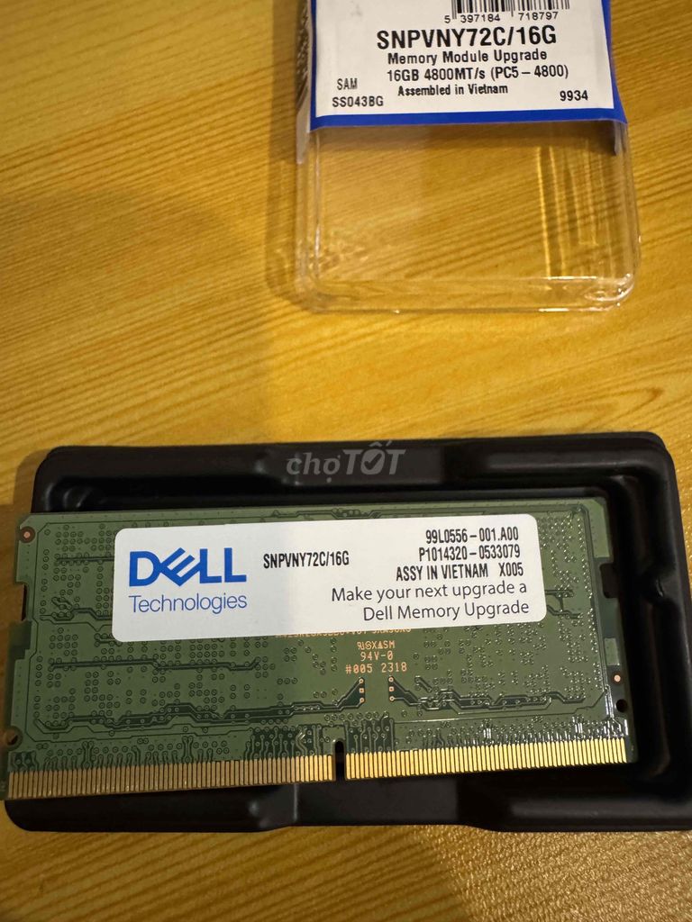 RAM chính hãng Dell Việt Nam. Mua bán Linh kiện (RAM, Card...) tại Quận Bình Thạnh Tp Hồ Chí Minh được đăng bởi Marc Huynh hình 2