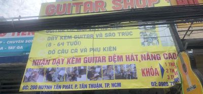 Guitar shop 493 Huỳnh tấn Phát quận 7. Mua bán Nhạc cụ tại Quận 7 Tp Hồ Chí Minh được đăng bởi Phạm Tuấn Dũng