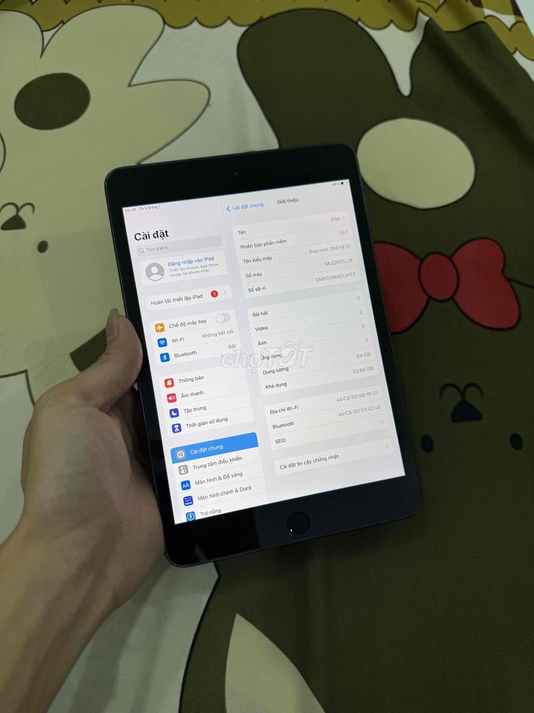 Ipad Mini 5 máy đẹp zin full chức năng ạ