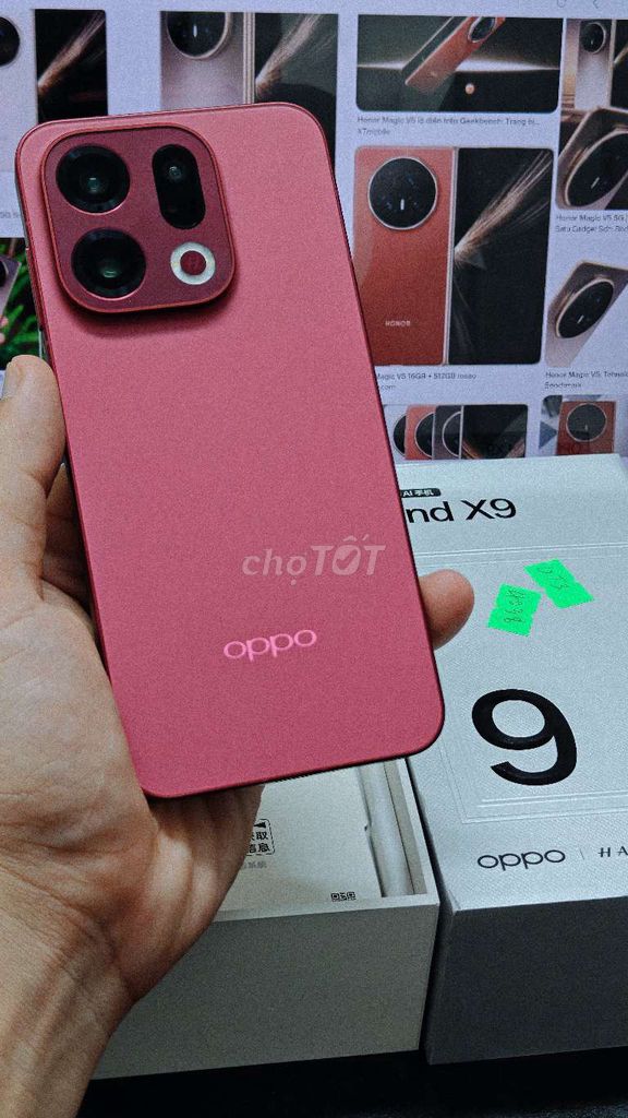 Oppo Find X9 12GB/256GB Đỏ. Mua bán Điện thoại tại Quận Hà Đông Hà Nội được đăng bởi Tài hình 1