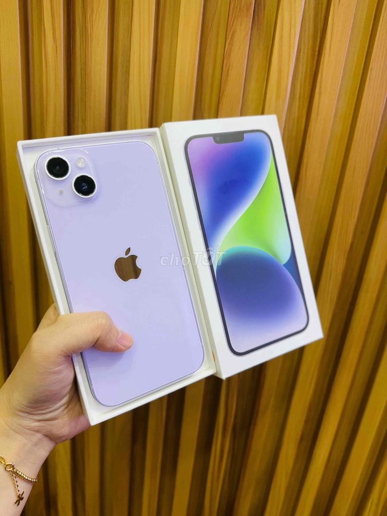 Iphone 14 plus 256g màu tím LLa  zin đẹp