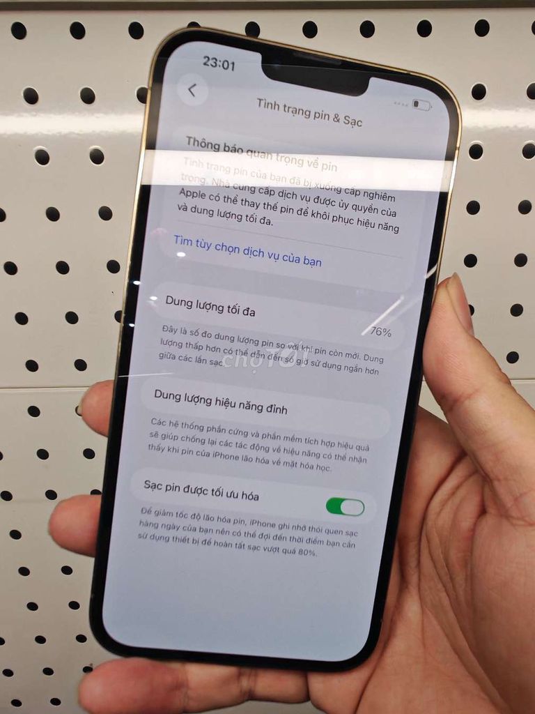 Apple iPhone 13 Pro Max 128GB Vàng LL/A. Mua bán Điện thoại tại Quận 6 Tp Hồ Chí Minh được đăng bởi Quoc Anh Tran hình 1