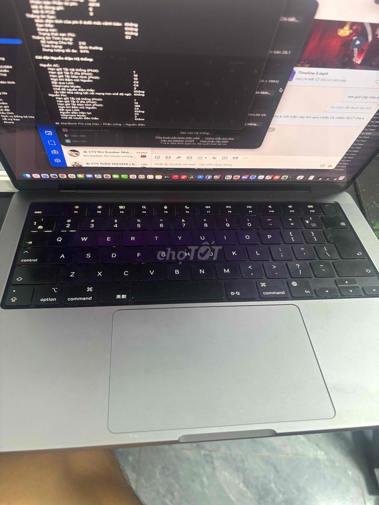 Apple MacBook Pro M1 32GB/1TB Nhật Trầy xước. Mua bán Laptop tại Quận Ninh Kiều Cần Thơ được đăng bởi nguyễn khôi hình 1