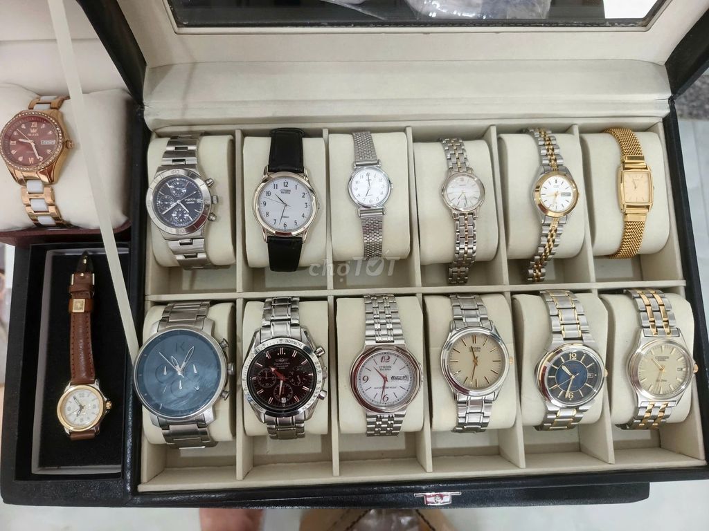 Đồng hồ Nam Nữ - Citizen, Seiko dây kim loại, da . Mua bán Đồng hồ tại Huyện Giồng Trôm Bến Tre được đăng bởi Hoàng Phúc hình 1