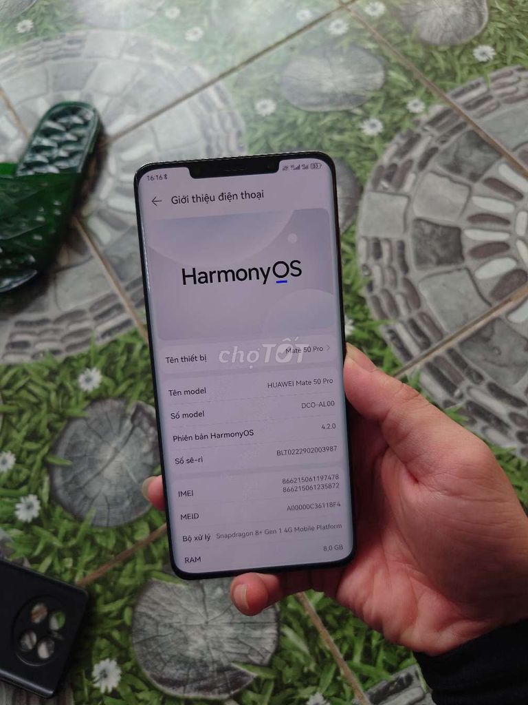 Huawei Mate 50 Pro Đen cần tiền bán nhanh 3tr9. Mua bán Điện thoại tại Huyện Gia Viễn Ninh Bình được đăng bởi Tuan Le hình 1