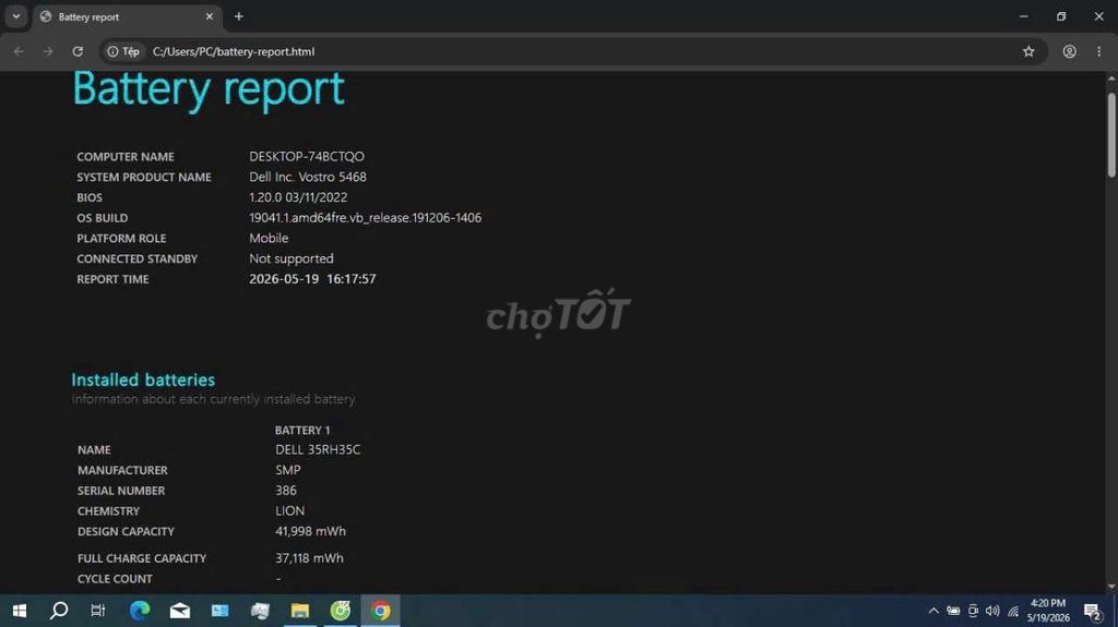 Dell Vostro 5468 I5, Geforce 940MX. Mua bán Laptop tại Quận Bình Thạnh Tp Hồ Chí Minh được đăng bởi Vi Tinh Minh Tiến hình 1