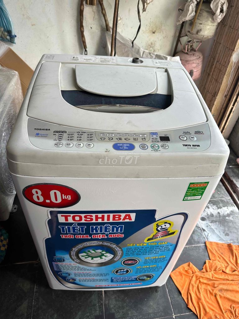 máy giặt toshiba 8kg còn mới 85%