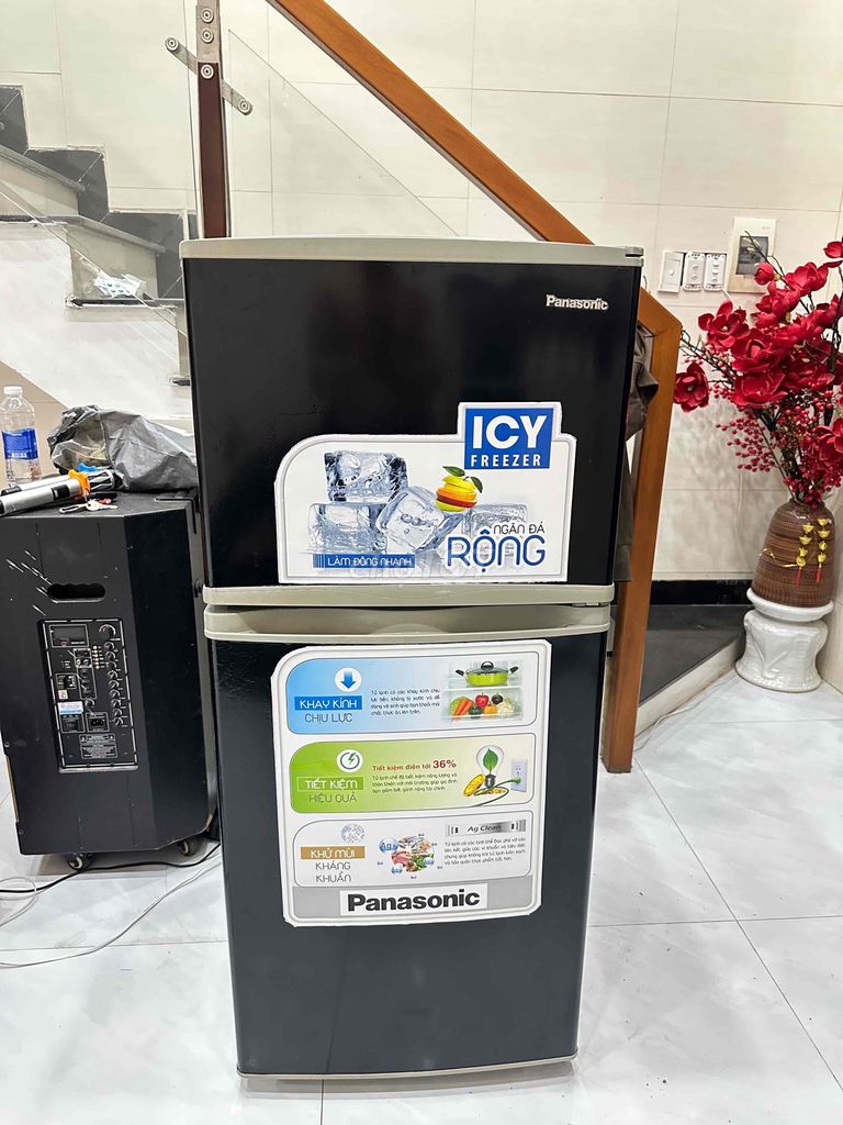 Tủ lạnh Panasonic Đen. Mua bán Tủ lạnh tại Quận Cẩm Lệ Đà Nẵng được đăng bởi Hoàng Văn hình 1