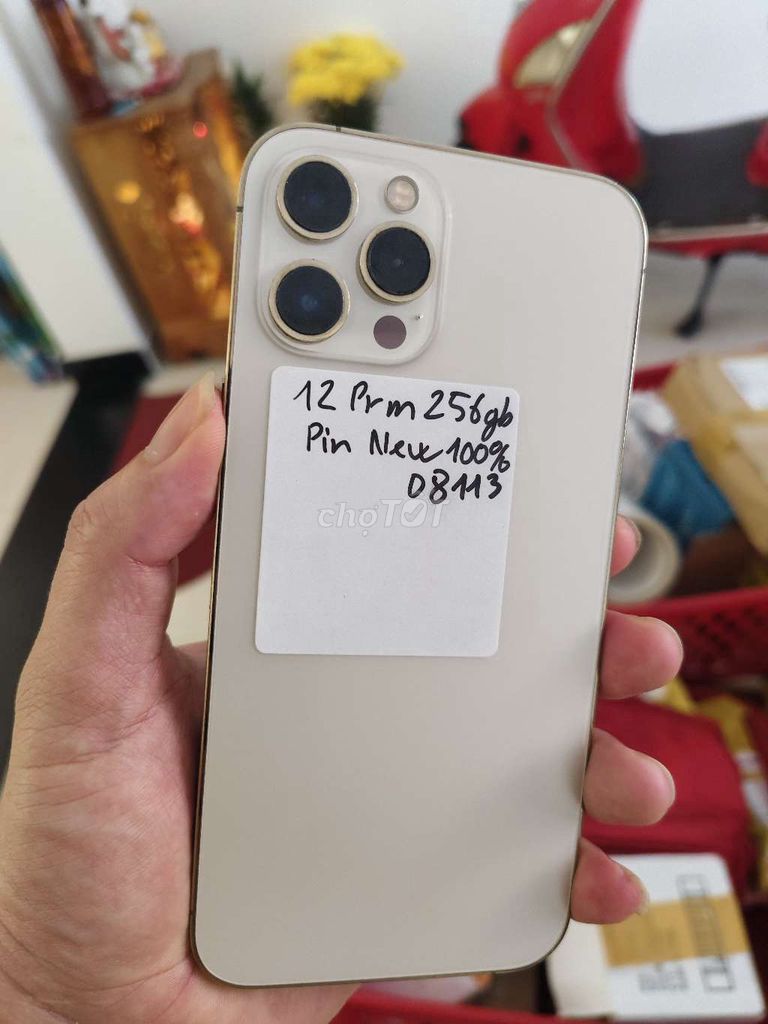 (Đà Nẵng) IPhone 12prm 256 zin gold đẹp full p100. Mua bán Điện thoại tại Quận Cẩm Lệ Đà Nẵng được đăng bởi Nguyễn Đức Ngà hình 1