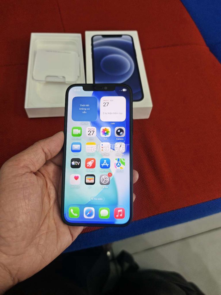 Apple iPhone 12 256GB Đen Fullbox máy zin. Mua bán Điện thoại tại Quận 11 Tp Hồ Chí Minh được đăng bởi kemthui hình 1