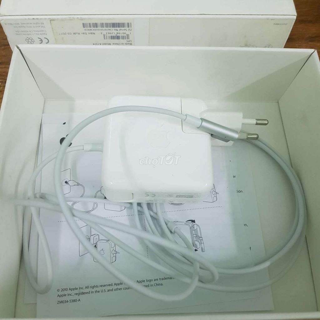 Sạc zin chính hãng Apple MACBOOK AIR mua TGDĐ