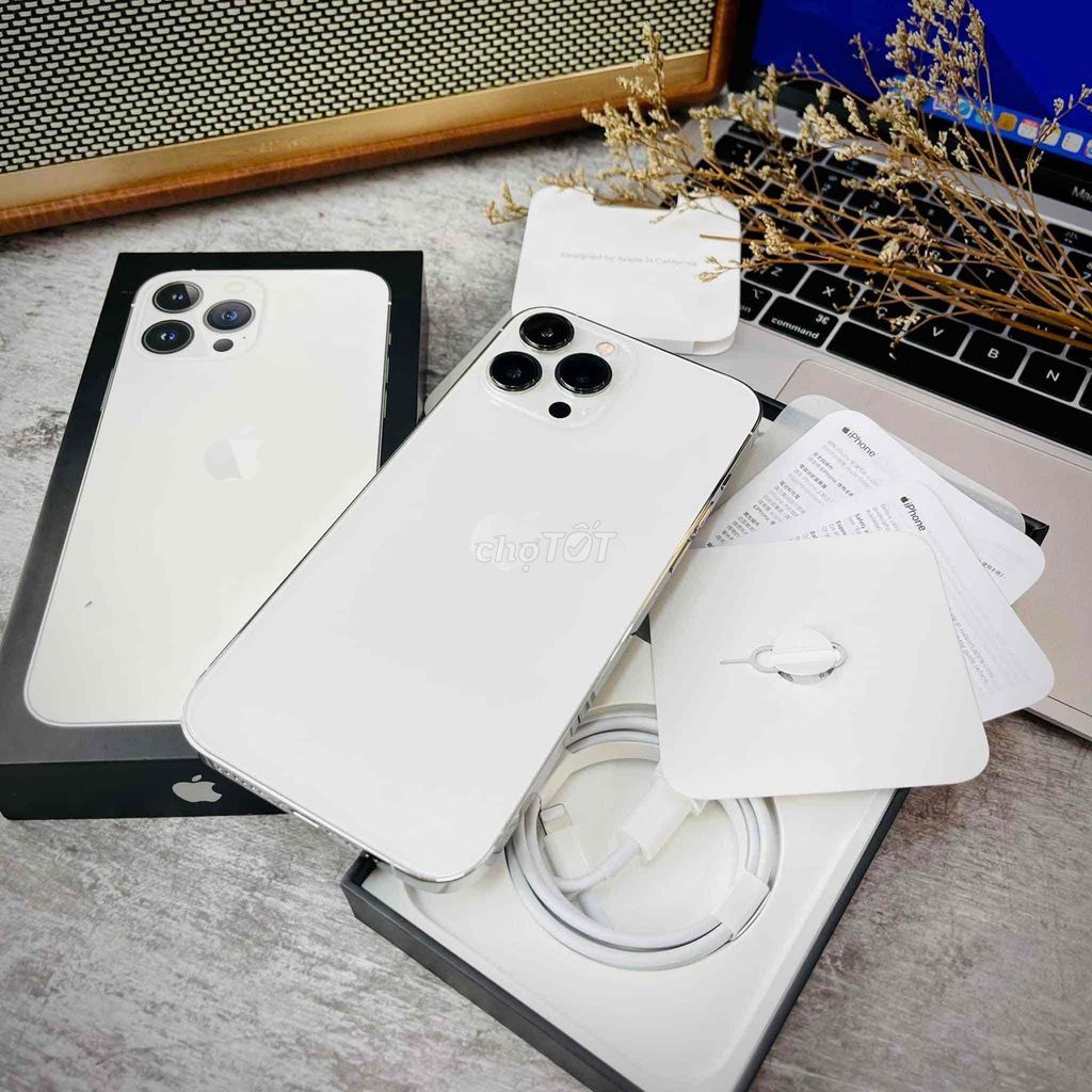 iPhone 13 PRO MAX 256G FULLBOX TRẮNG APPLE 2024. Mua bán Điện thoại tại Quận Thanh Xuân Hà Nội được đăng bởi Nguyễn Huy Dũng hình 1