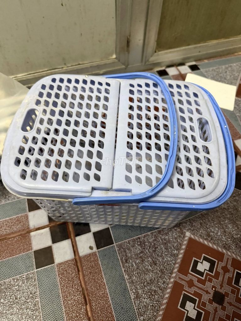 Giỏ đựng đồ Duy Tân Nhựa Trắng. Mua bán Thiết bị vệ sinh, nhà tắm tại Thành phố Vũng Tàu Bà Rịa - Vũng Tàu được đăng bởi Thai Hoang hình 1