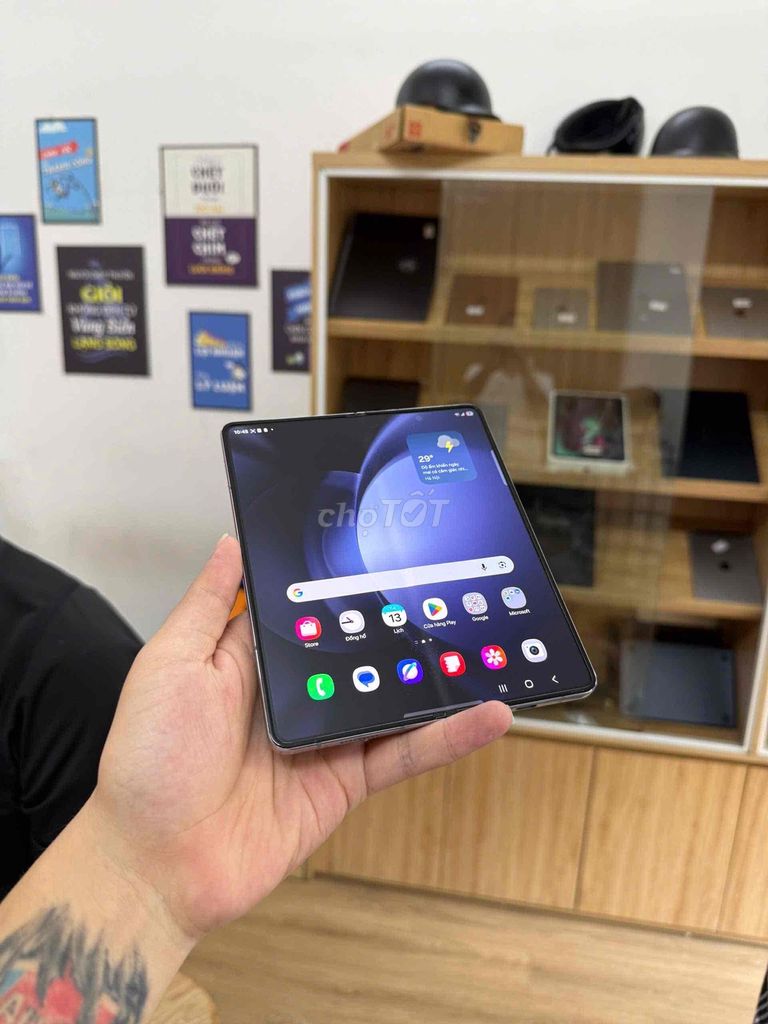 Samsung Fold 5 512G Bạc. Mua bán Điện thoại tại Quận Đống Đa Hà Nội được đăng bởi KT Hà Nội Mobile hình 1