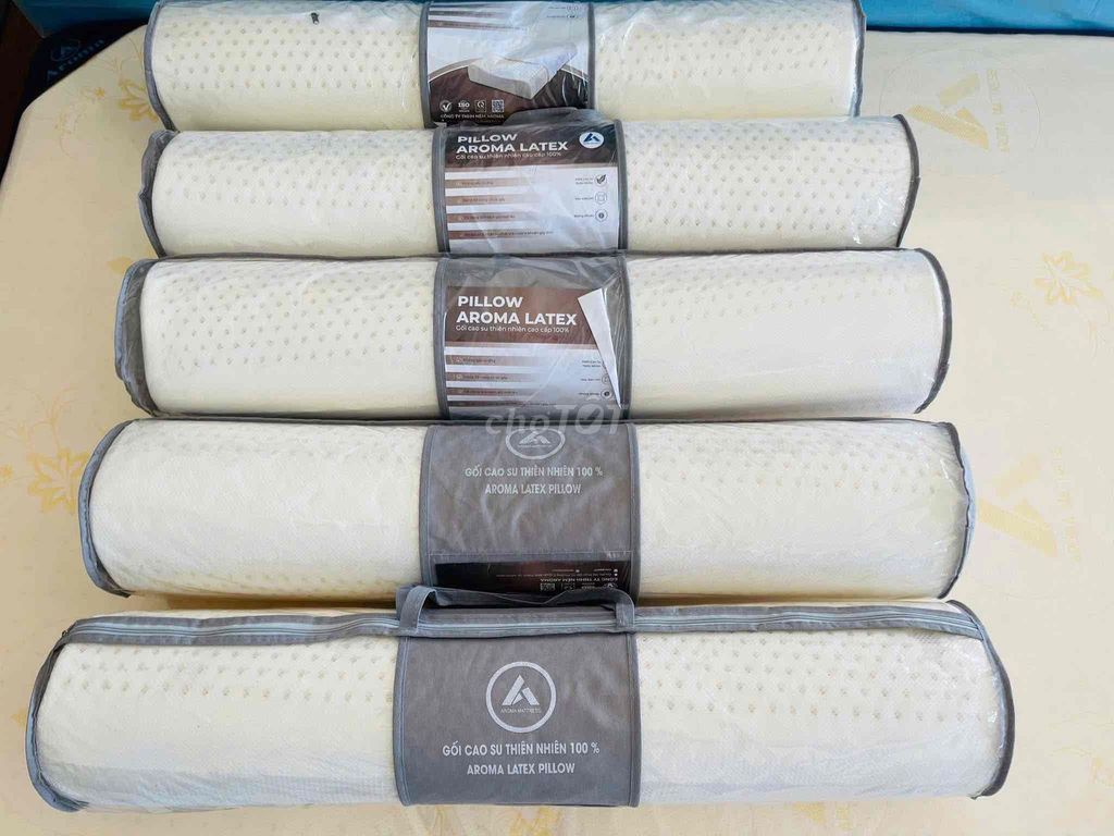 Gối ôm Aroma Latex Cao su thiên nhiên 100 x 20cm. Mua bán Giường, chăn ga gối nệm tại Thành phố Cà Mau Cà Mau được đăng bởi Nệm Giá Kho Cà Mau hình 1