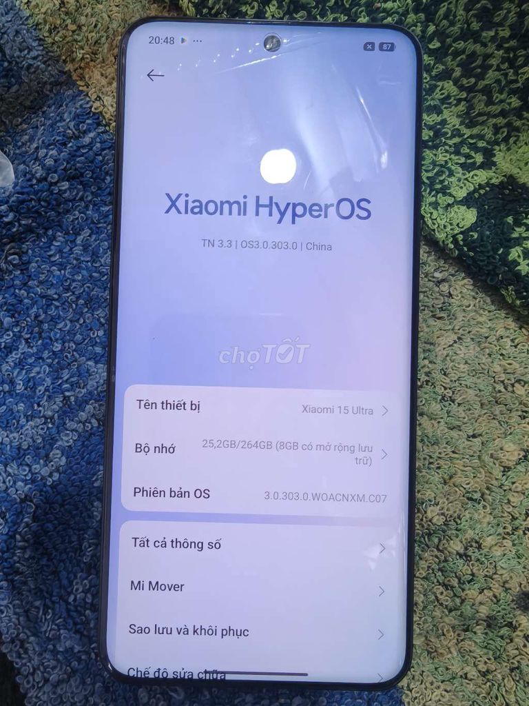 Xiaomi 15 Ultra Camera khủng. Mua bán Điện thoại tại Thành phố Bến Tre Bến Tre được đăng bởi Từ Tuấn Bến Tre hình 1