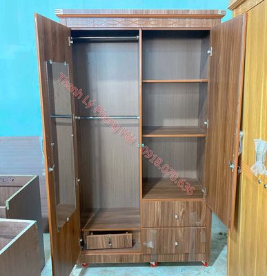 Tủ Áo Melamine 1M2  2 cánh Mới 99%. Mua bán Tủ, kệ gia đình tại Quận Bình Thạnh Tp Hồ Chí Minh được đăng bởi thanh lý phong hải 