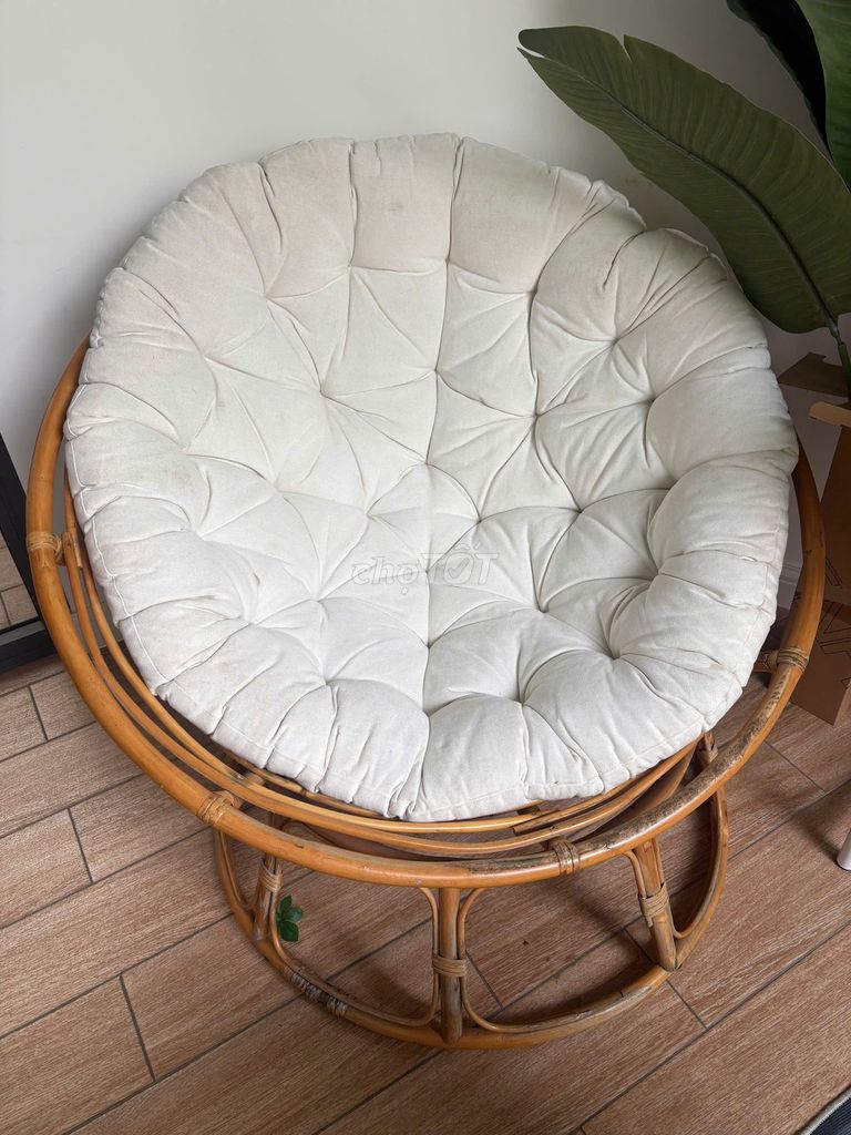 Ghế Papasan Mây tre đan Vintage Nâu Trắng. Mua bán Bàn ghế tại Thành phố Thủ Đức Tp Hồ Chí Minh được đăng bởi MỊN MÀNG VIỆT NAM hình 1