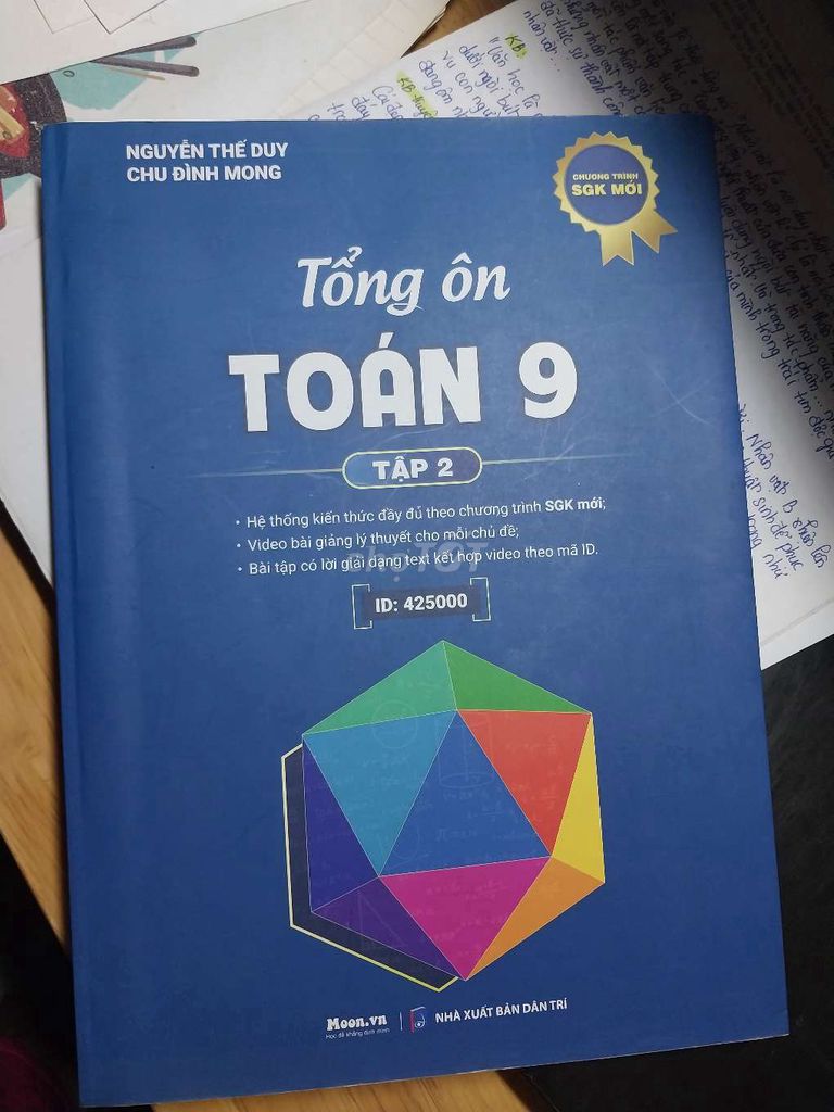 Tổng ôn toán 9 tập 2 *** đã sử dụng. Mua bán Sách tại Thành phố Dĩ An Bình Dương được đăng bởi Minh Hằng hình 1