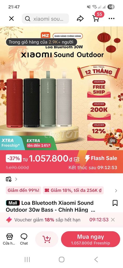 Loa Bluetooth Xiaomi Sound Outdoor. Mua bán Tivi, Âm thanh tại Thành phố Sóc Trăng Sóc Trăng được đăng bởi kc hình 1