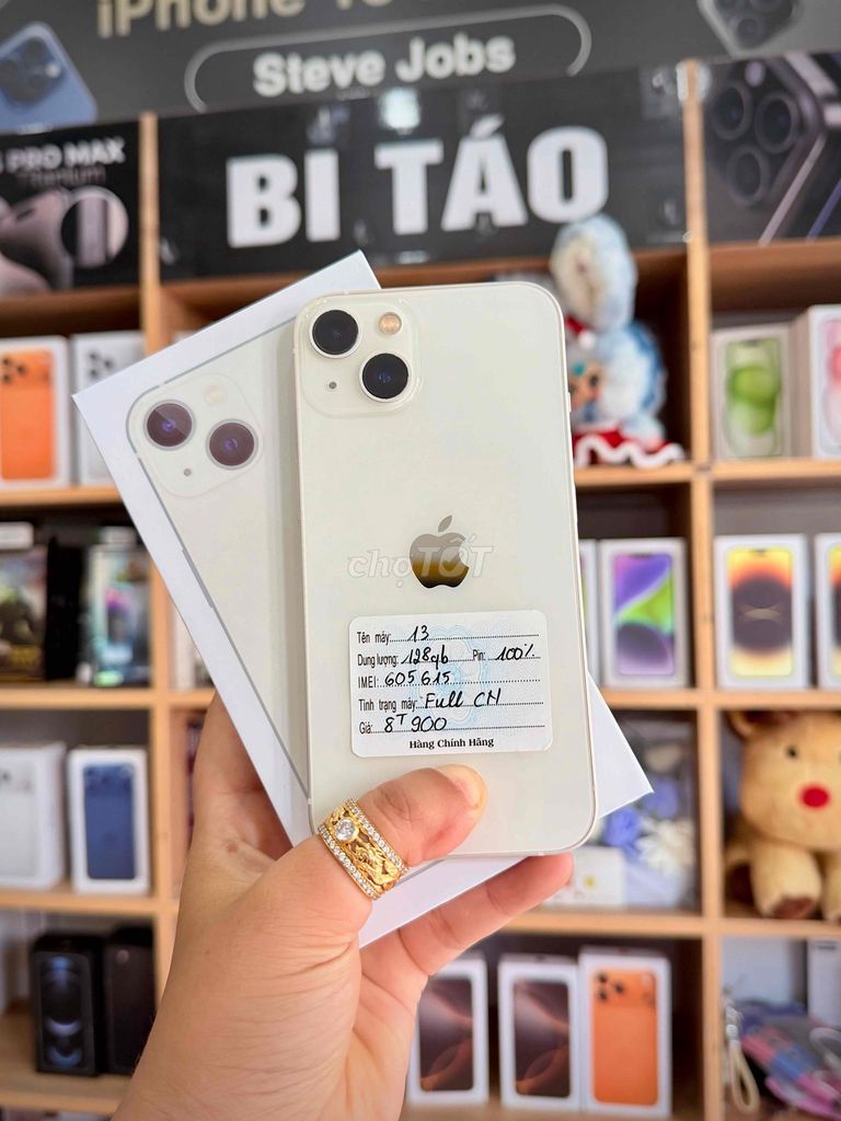 Apple iPhone 13 128GB Trắng P100. Mua bán Điện thoại tại Thành phố Long Xuyên An Giang được đăng bởi Bi Táo Store hình 1