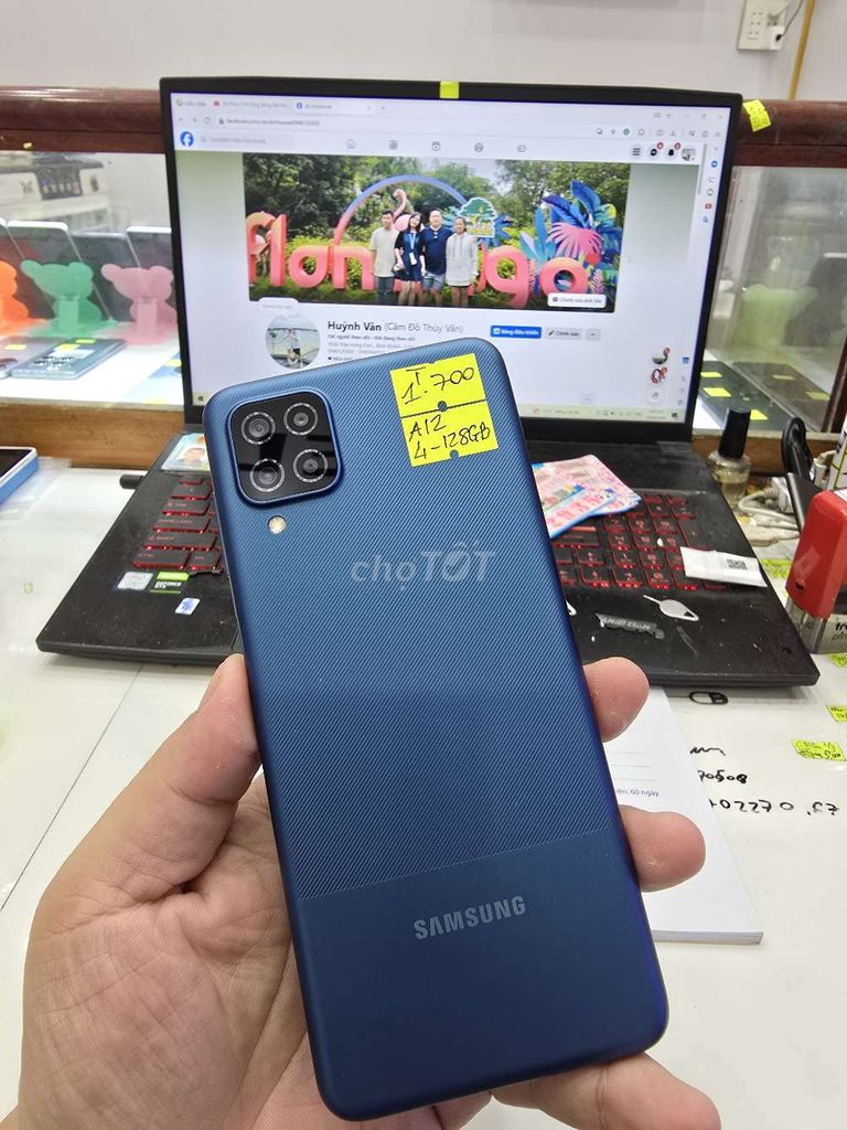 Samsung A12. Mua bán Điện thoại tại Thành phố Long Xuyên An Giang được đăng bởi Facebook Cầm Đồ Thúy Vân hình 1