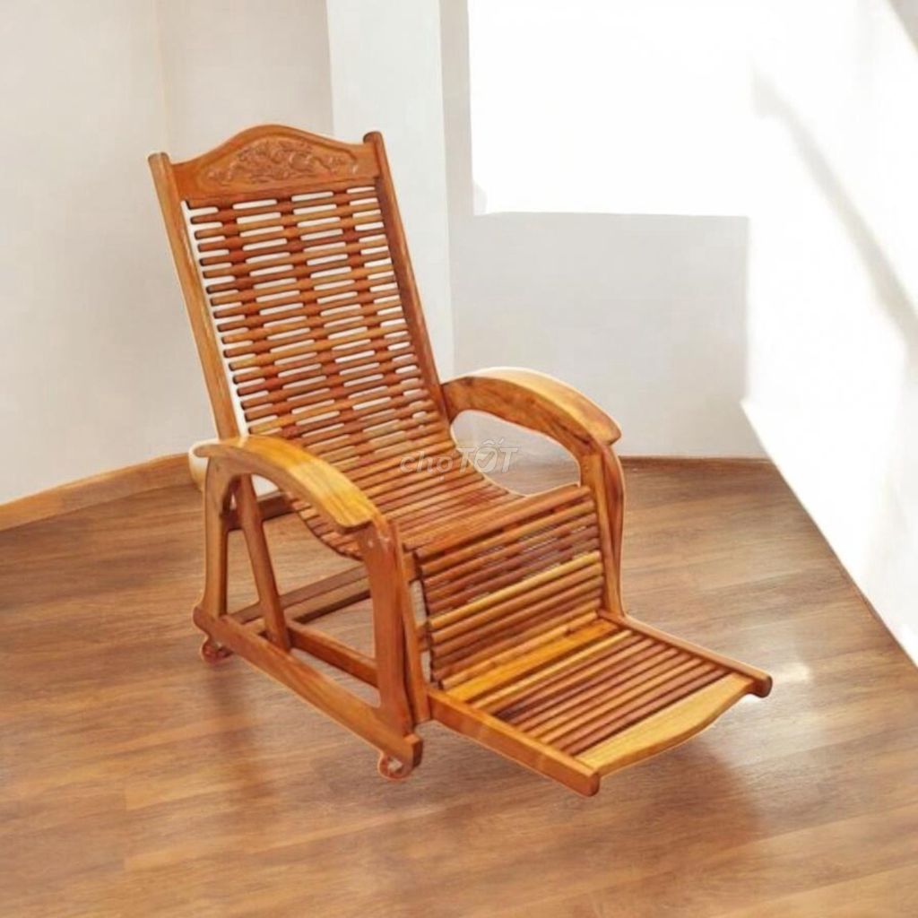 GHẾ THƯ GIÃN GỖ BỀN 30 NĂM MỚI 100%,TOÀN QUỐC. Mua bán Bàn ghế tại Quận Bình Tân Tp Hồ Chí Minh được đăng bởi Kho Sỉ HappyBuy hình 1