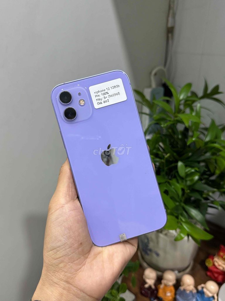 iPhone 12 128GB Quốc tế Tím P100 Zin Đẹp 98,5. Mua bán Điện thoại tại Huyện Hóc Môn Tp Hồ Chí Minh được đăng bởi Nguyễn Thu hình 1