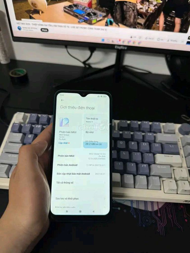 Xiaomi Redmi 9 64GB Xanh Đã thay màn. Mua bán Điện thoại tại Quận Cầu Giấy Hà Nội được đăng bởi Tên chưa cung cấp hình 1
