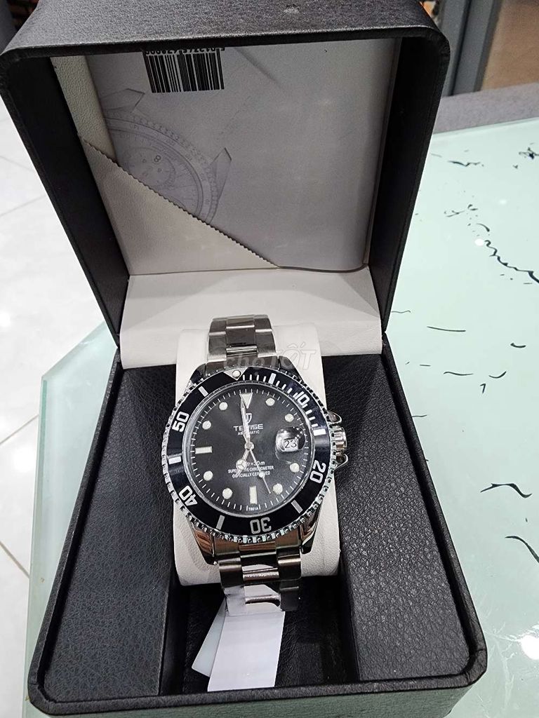 Cơ automatic .Tiểu  RL Submariner_tevise T108a. Mua bán Đồng hồ tại Huyện Đơn Dương Lâm Đồng được đăng bởi homage watch  hình 3