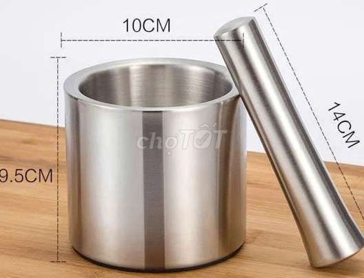 BỘ CỐI CHÀI INOX 304 10X9.5CM
Gihsjsv