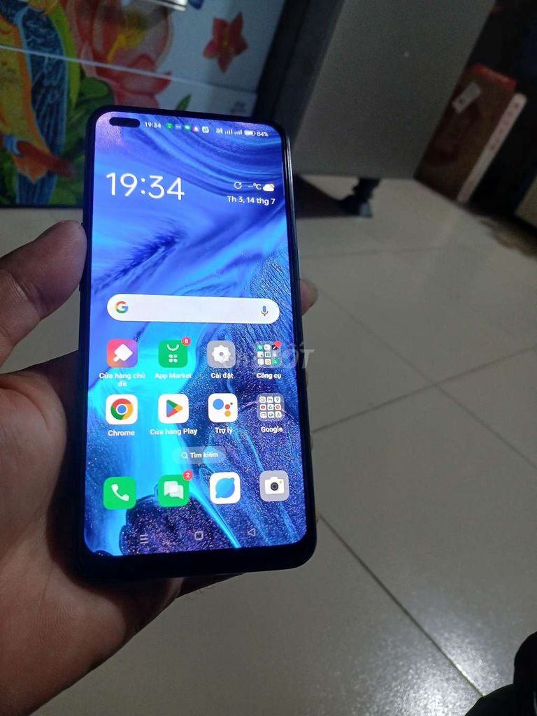 OPPO Reno4 128GB Đen Snapdragon 720G. Mua bán Điện thoại tại Quận 12 Tp Hồ Chí Minh được đăng bởi anh khang  hình 1