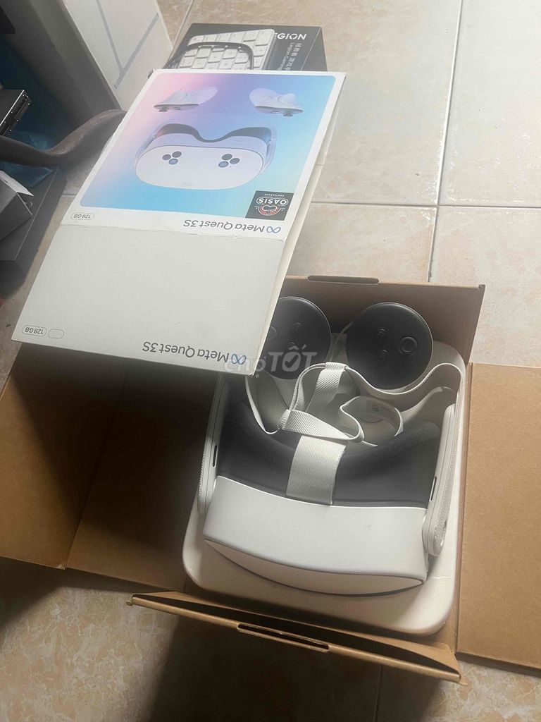 Kính thực tế ảo Meta Quest 3S 128GB Trắng. Mua bán Thiết bị đeo thông minh tại Quận 8 Tp Hồ Chí Minh được đăng bởi Huỳnh Ngọc Thái  hình 1