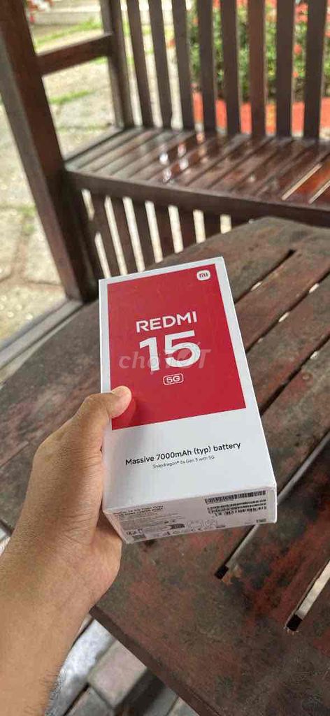 Dư em Xiaomi Redmi 15 5G Đen full hộp. Mua bán Điện thoại tại Huyện Mỹ Xuyên Sóc Trăng được đăng bởi Tien St hình 1