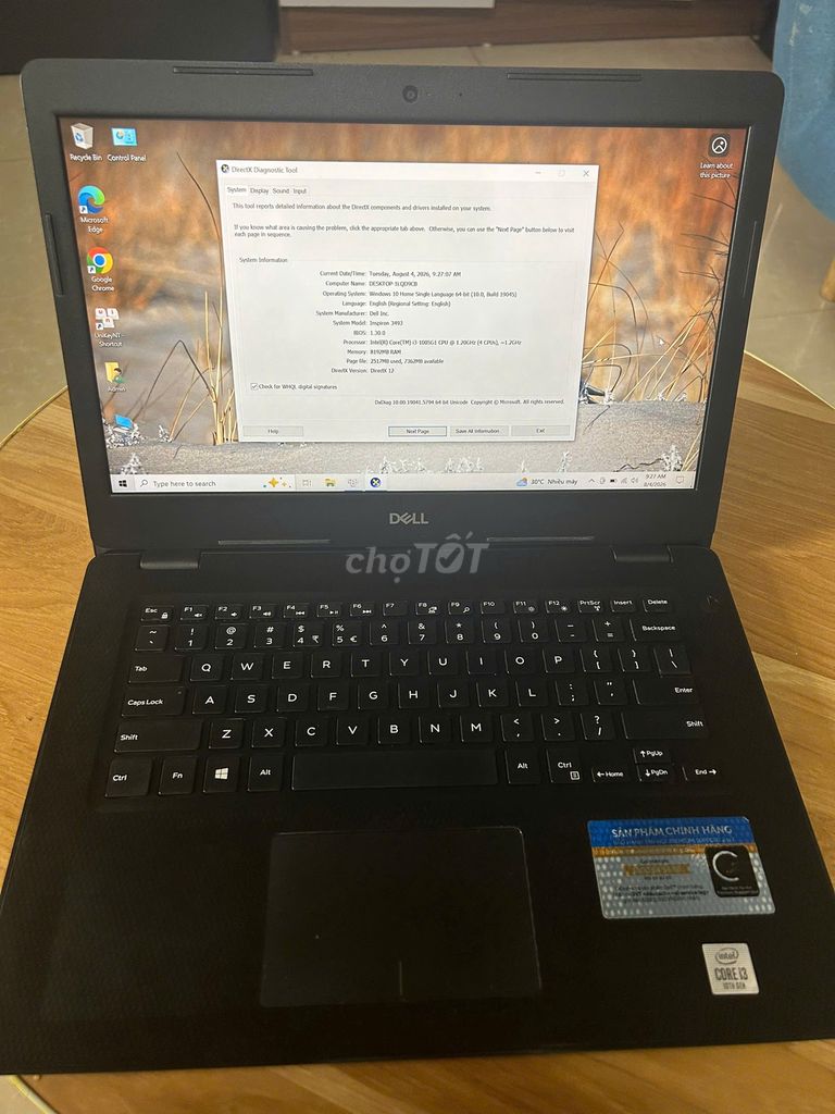 Laptop Dell Inspiron I3-10th/14-inch/8GB/256GB Đen. Mua bán Laptop tại Quận Nam Từ Liêm Hà Nội được đăng bởi anh lâm hình 1