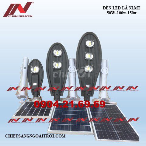Đèn Led Lá Năng Lượng Mặt Trời 50w-100w-150w-200w. Mua bán Đèn tại Quận Long Biên Hà Nội được đăng bởi Phan Nguyễn Chiếu Sáng hình 1